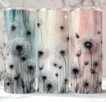 Whimsical Dandelion – 20 oz Tumbler