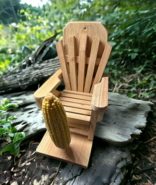 Rustic Adirondack Squirrel Chair Feeder