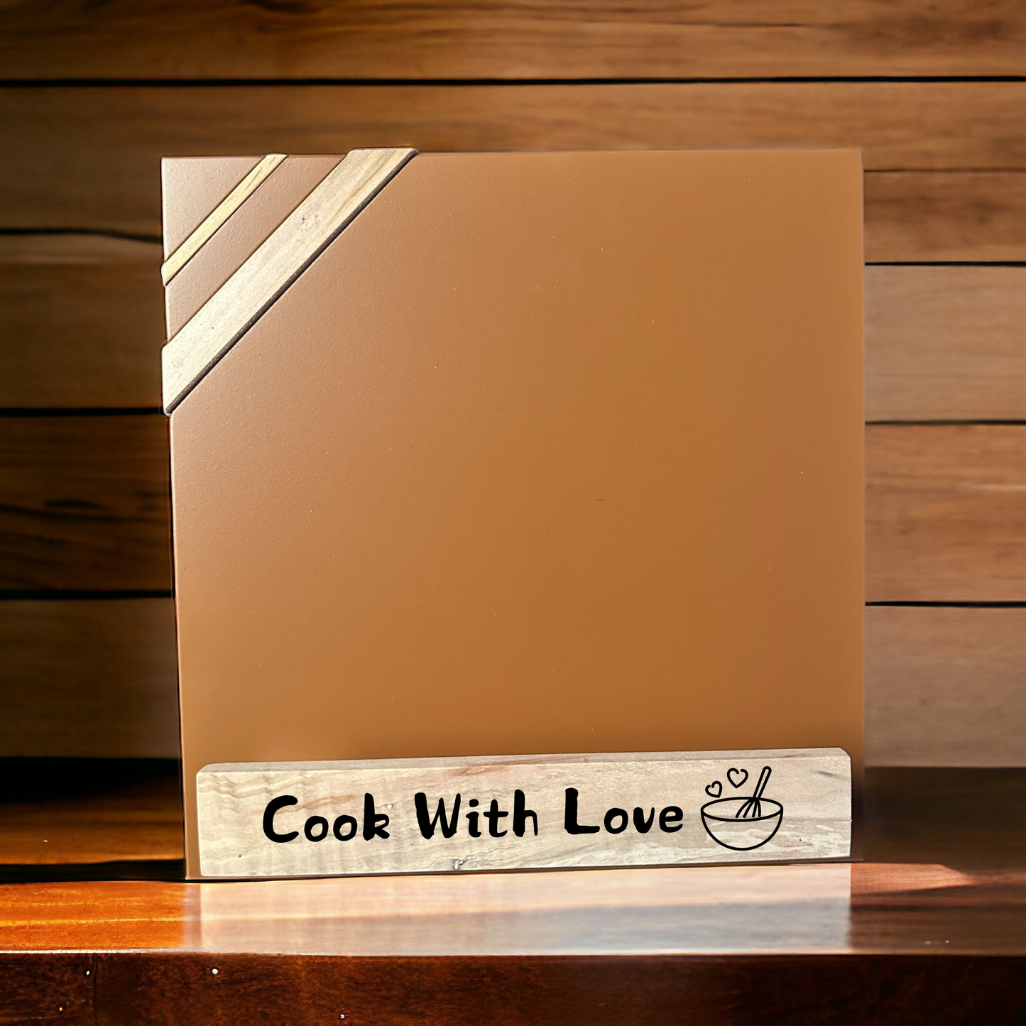 Customizable Wooden Recipe Stand