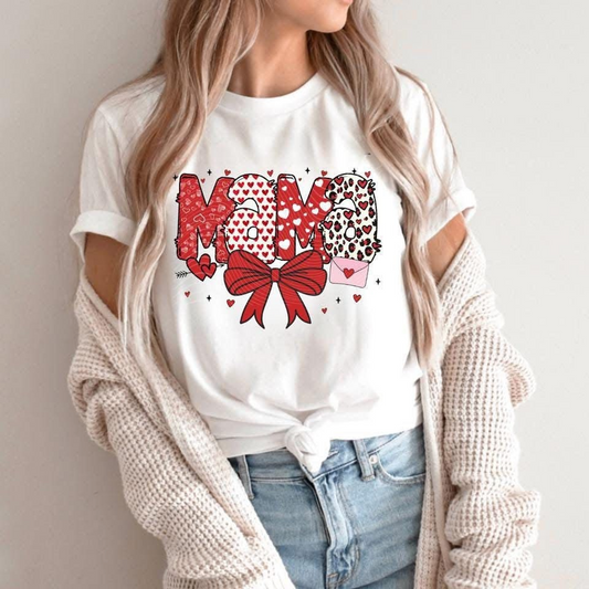 Mama Heart Valentine T-Shirt