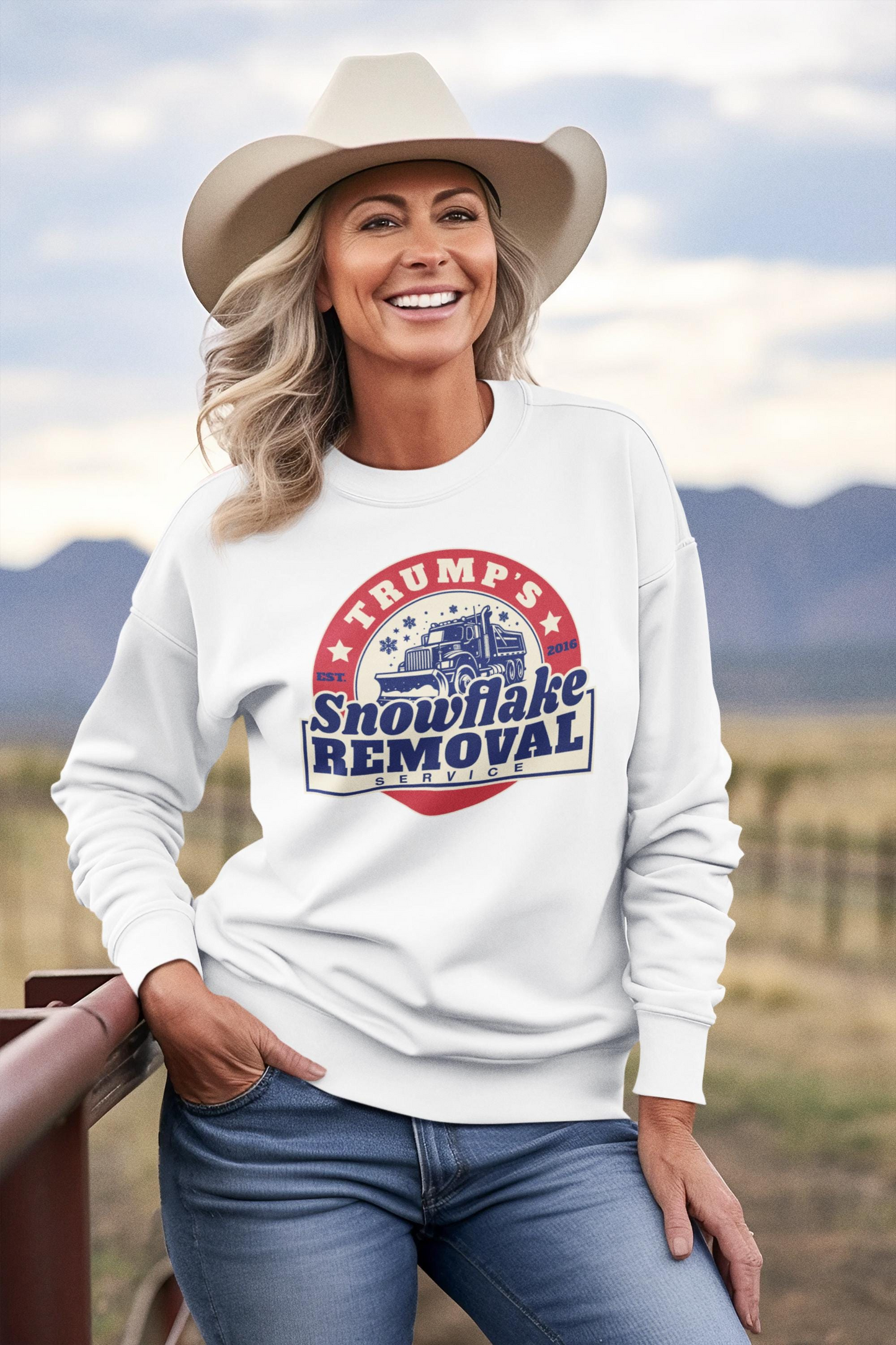 Trump's Snowflake Removal Services Sweatshirt