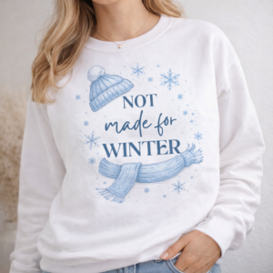 Not made for winter snowflake sweater design